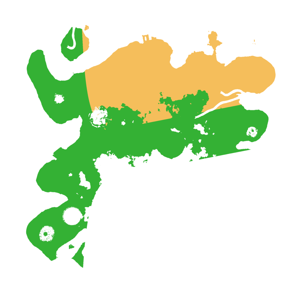 Biome Rust Map: Procedural Map, Size: 3000, Seed: 53182