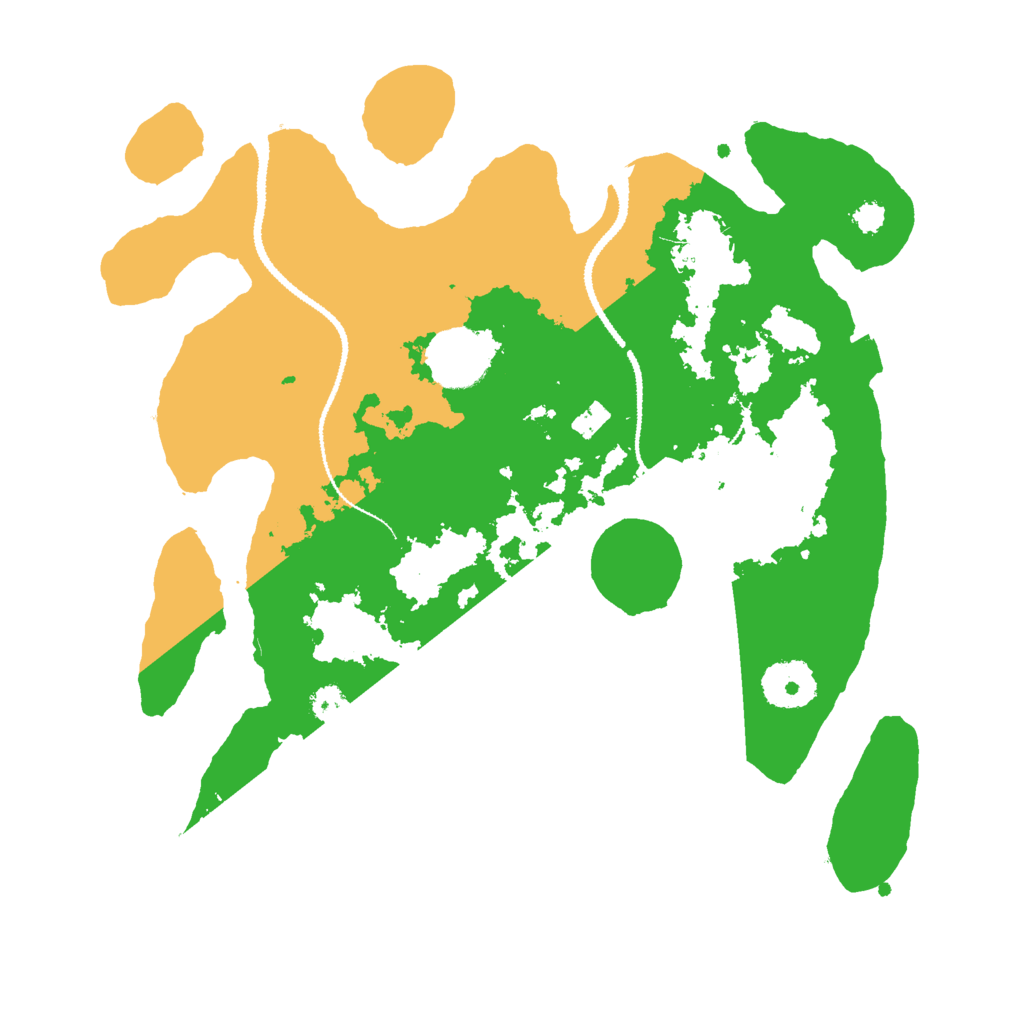 Biome Rust Map: Procedural Map, Size: 3000, Seed: 9577