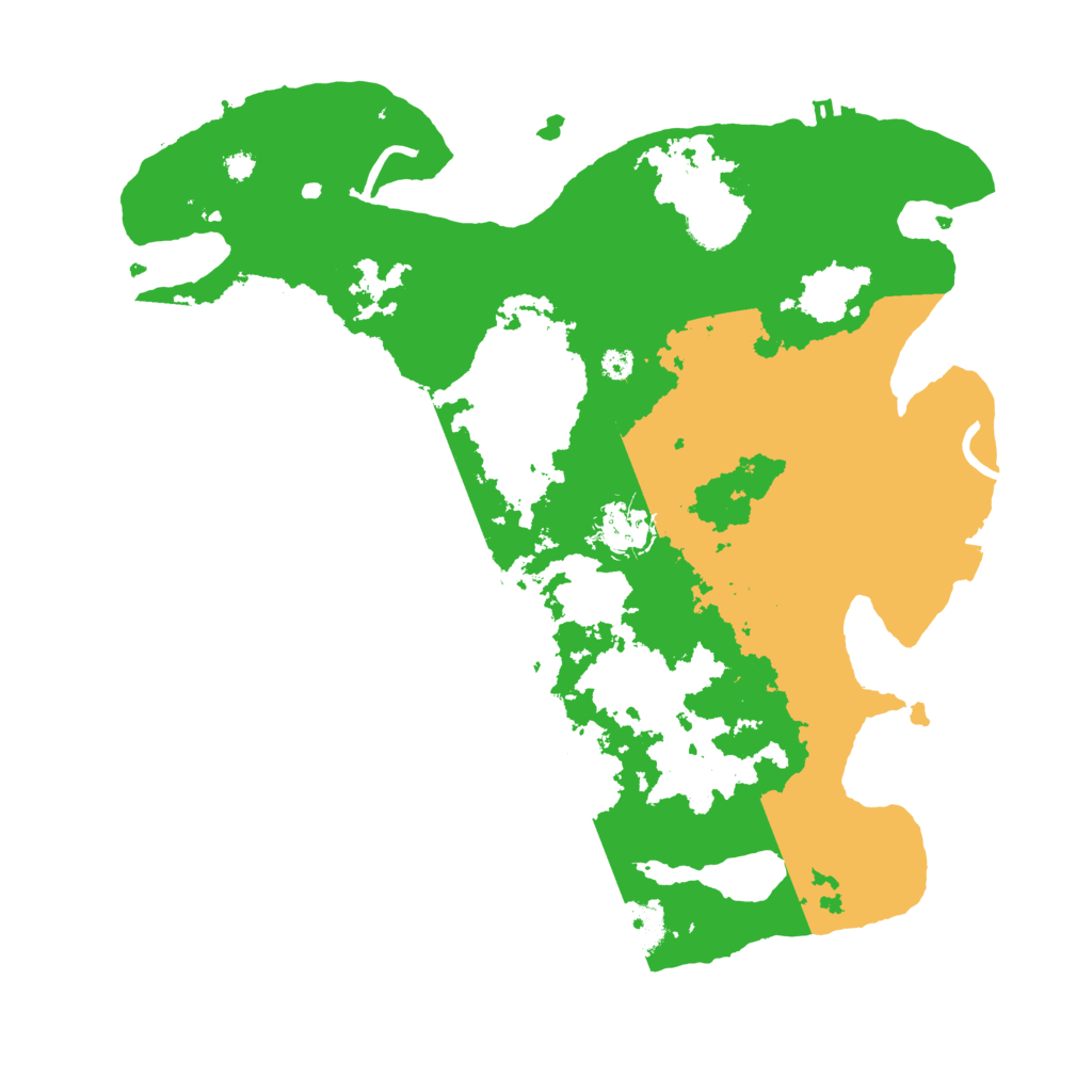 Biome Rust Map: Procedural Map, Size: 3500, Seed: 791412393