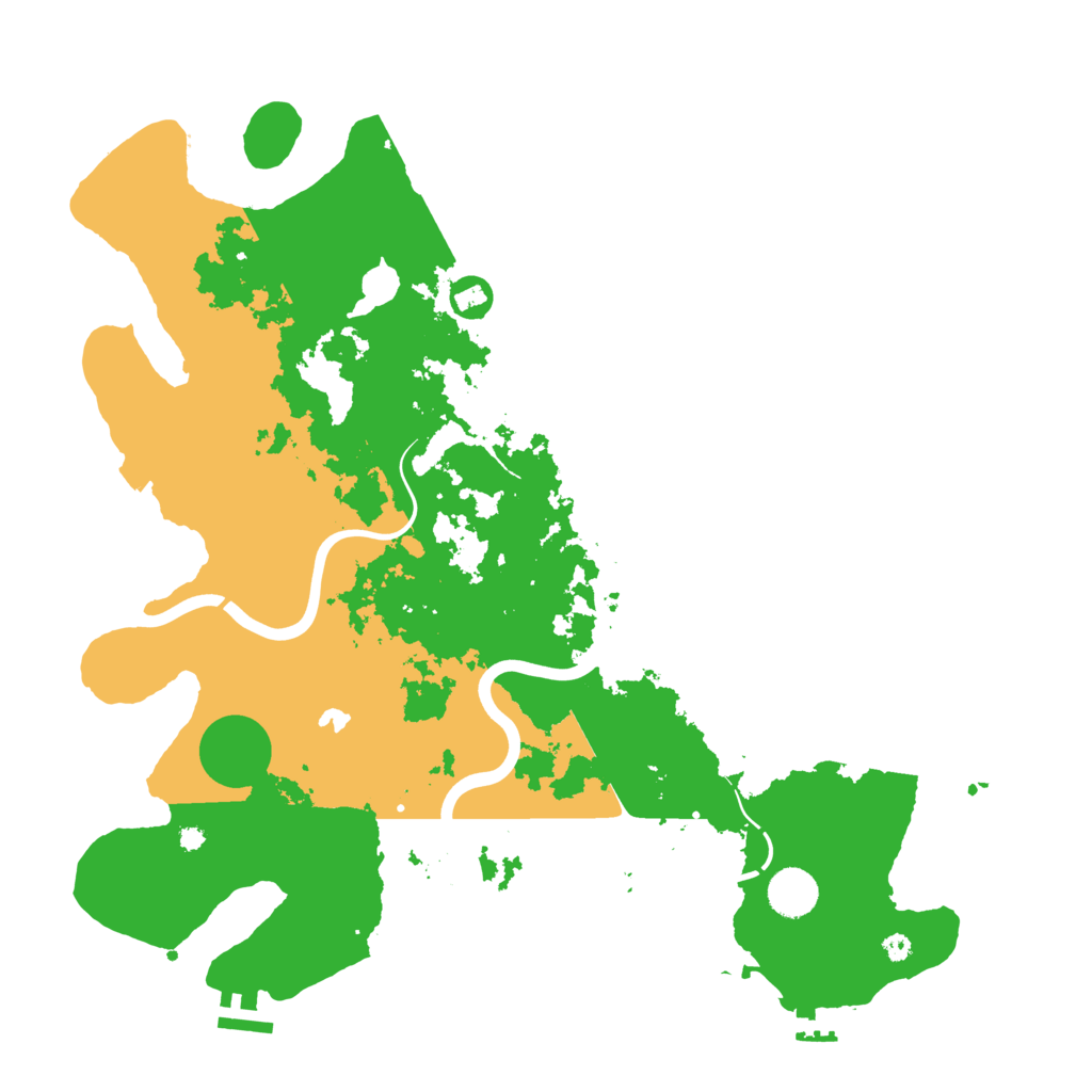 Biome Rust Map: Procedural Map, Size: 4000, Seed: 254166546