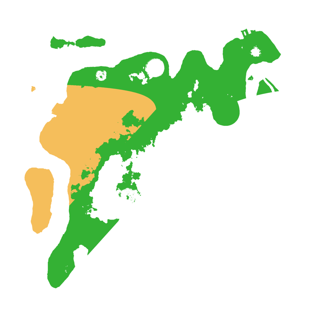 Biome Rust Map: Procedural Map, Size: 3000, Seed: 6965