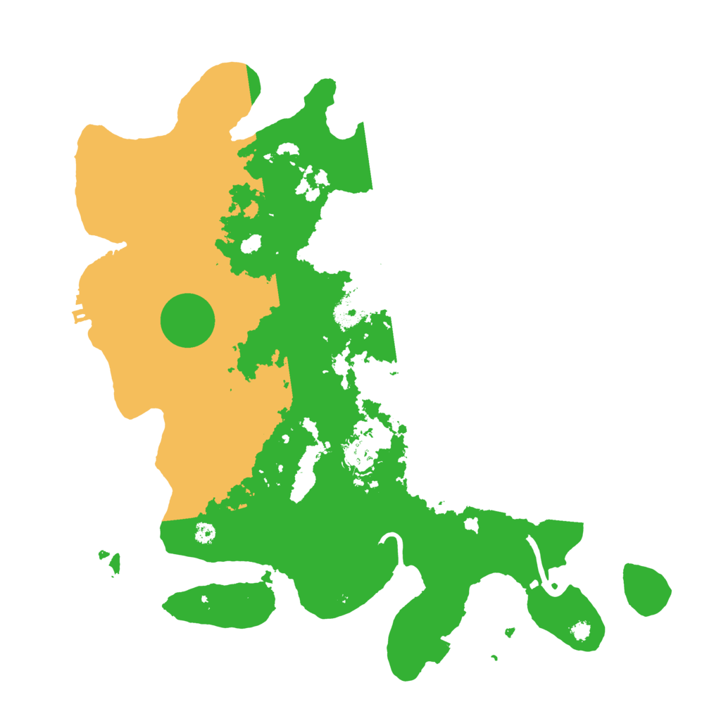Biome Rust Map: Procedural Map, Size: 3500, Seed: 554722
