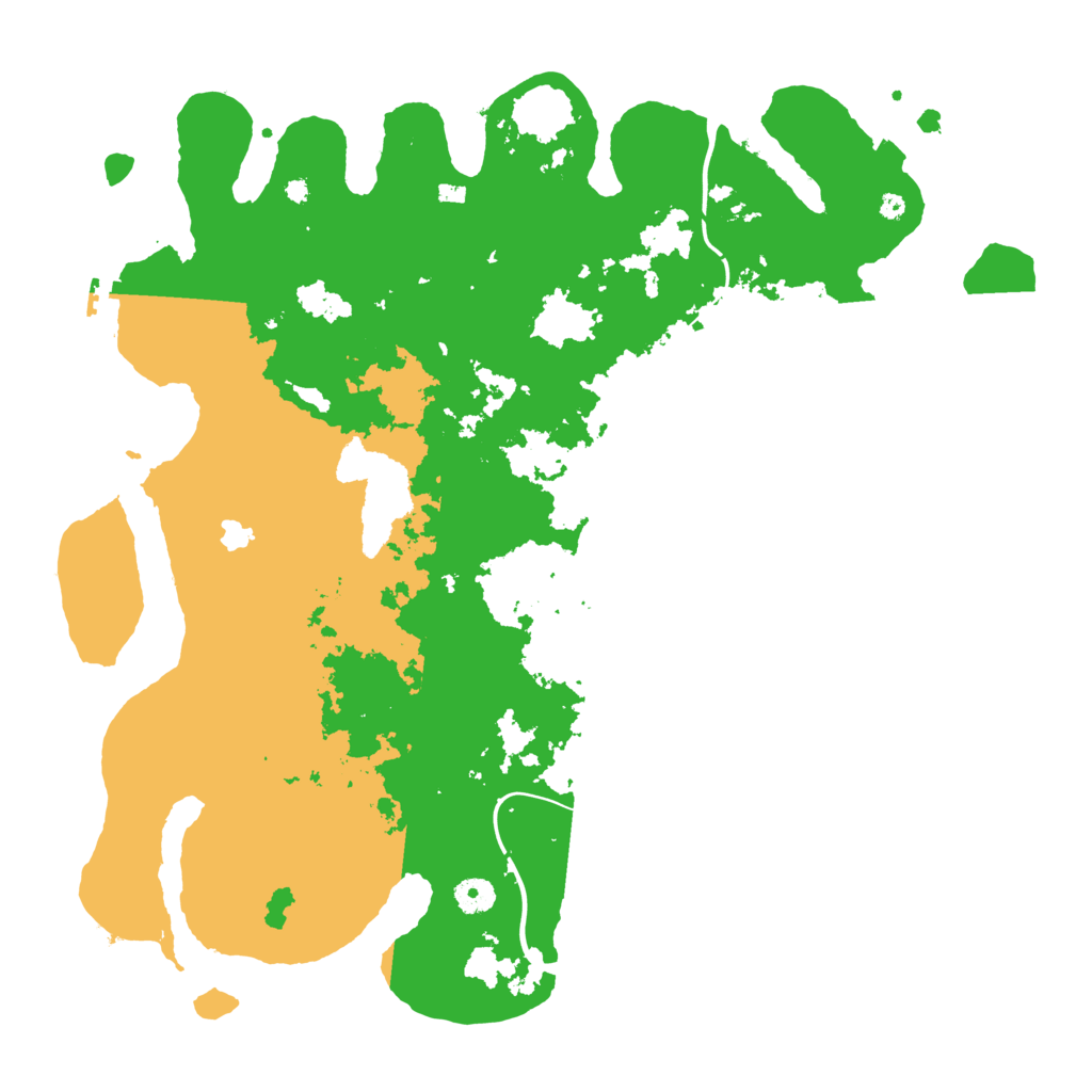 Biome Rust Map: Procedural Map, Size: 4300, Seed: 8245