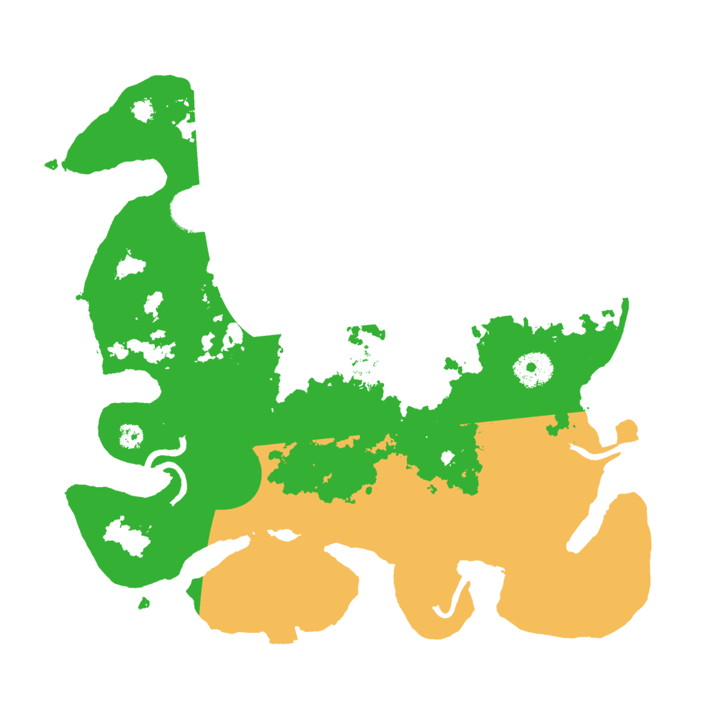 Biome Rust Map: Procedural Map, Size: 3000, Seed: 1517658812