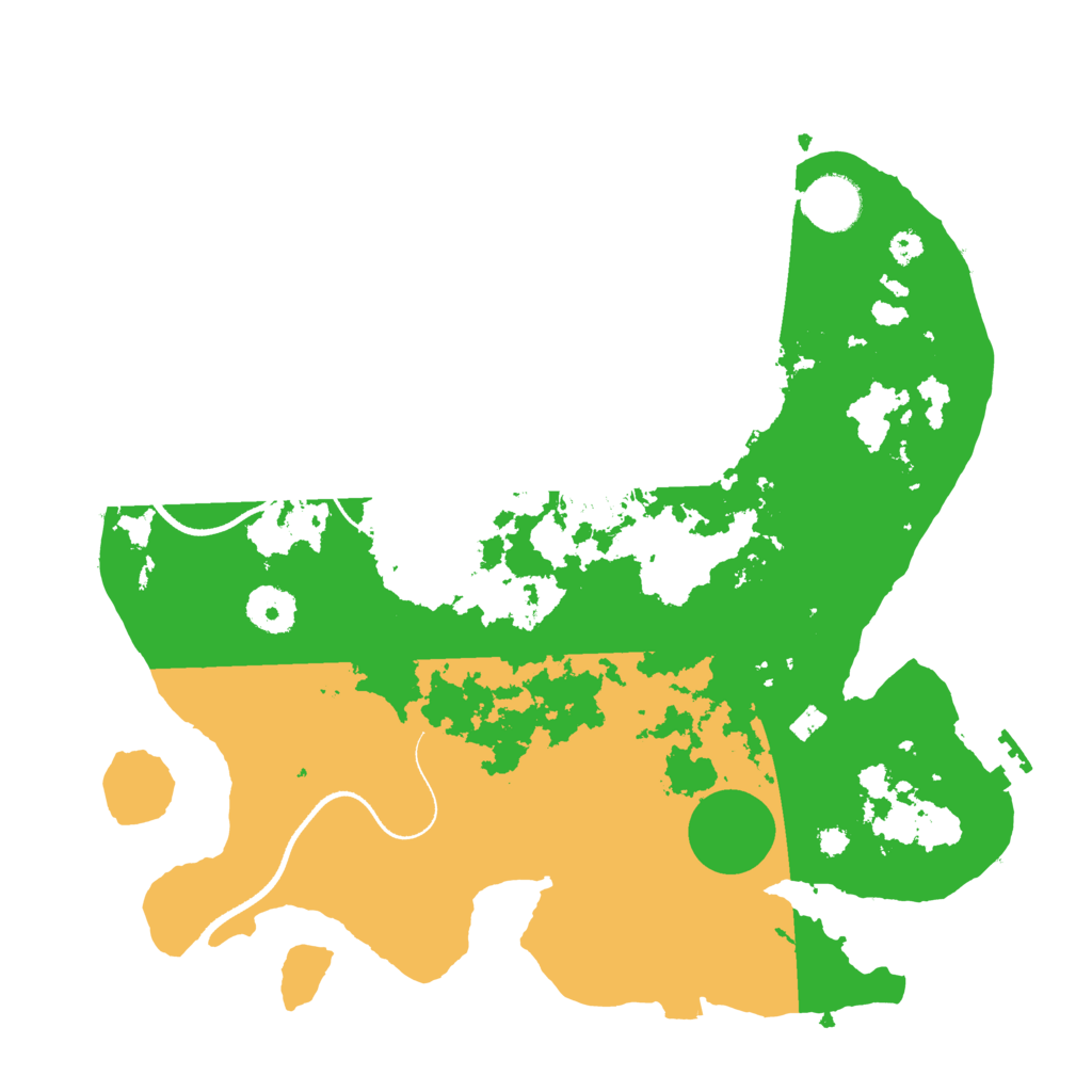 Biome Rust Map: Procedural Map, Size: 3400, Seed: 385973526