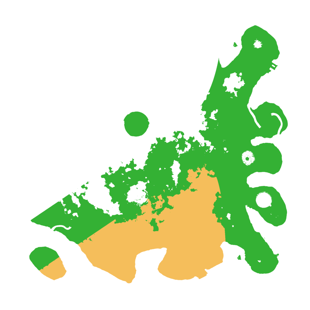 Biome Rust Map: Procedural Map, Size: 3500, Seed: 533823898