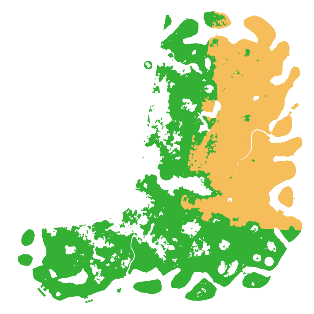 Biome Rust Map: Procedural Map, Size: 6000, Seed: 1433152411