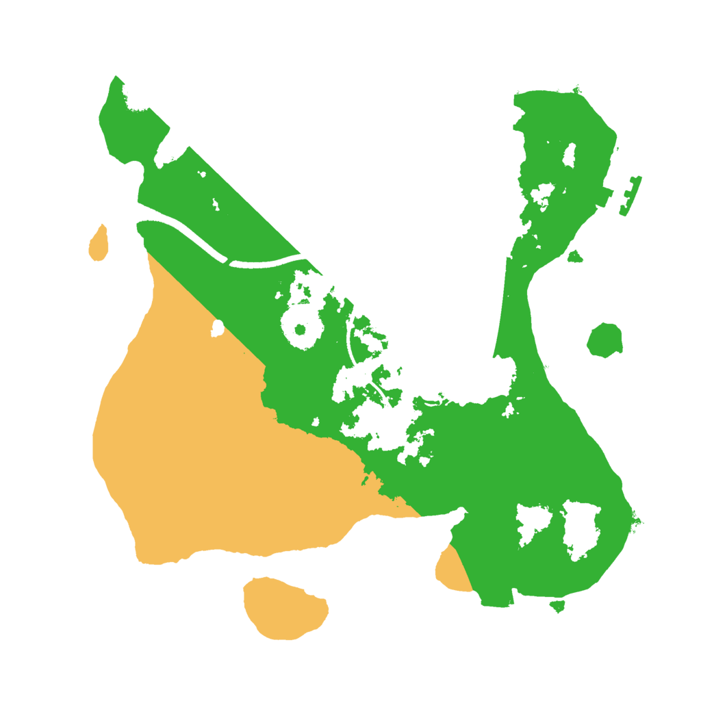 Biome Rust Map: Procedural Map, Size: 2500, Seed: 291534253