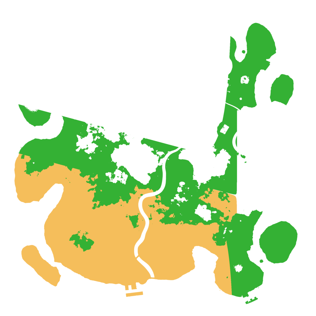 Biome Rust Map: Procedural Map, Size: 3750, Seed: 592607942