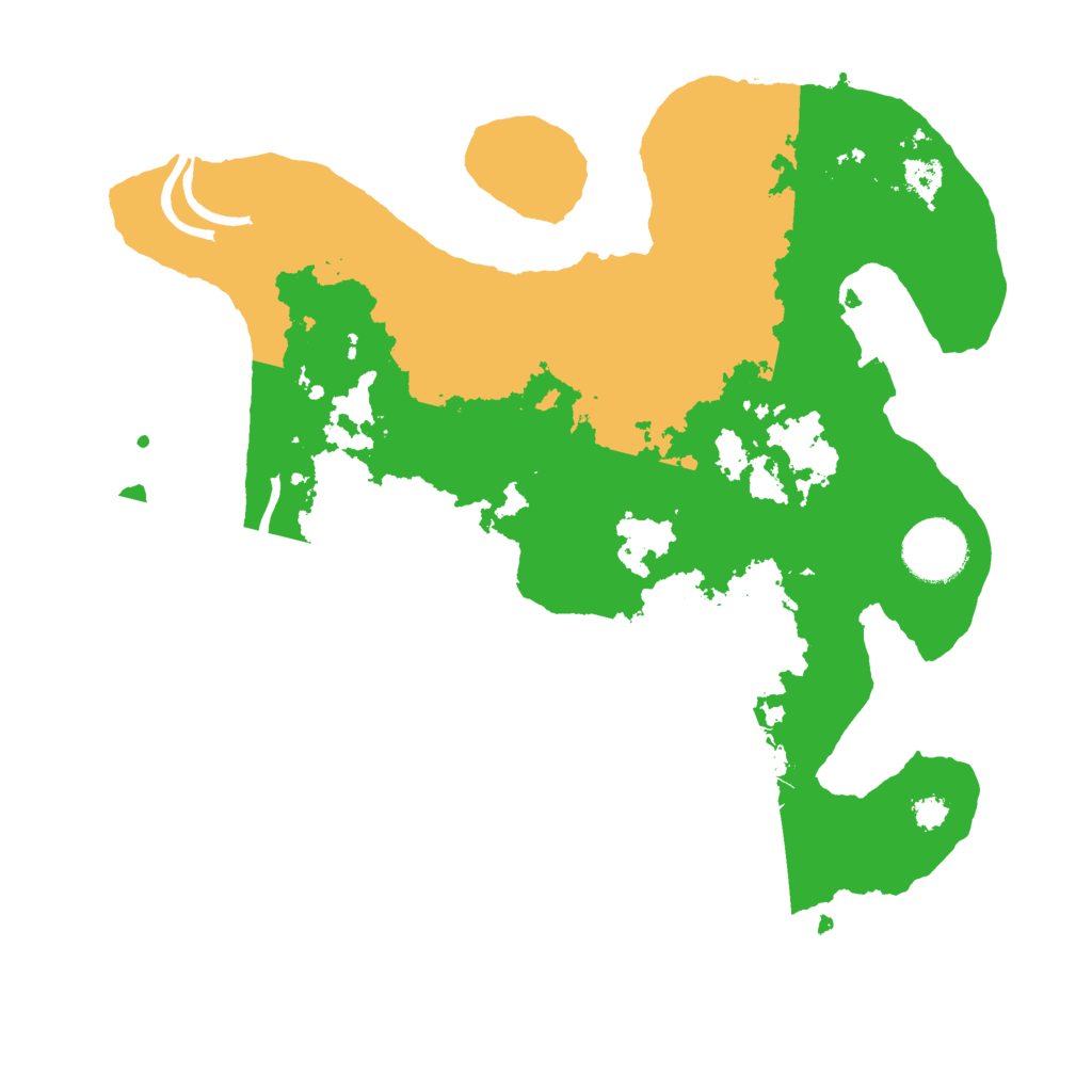 Biome Rust Map: Procedural Map, Size: 3000, Seed: 438180206