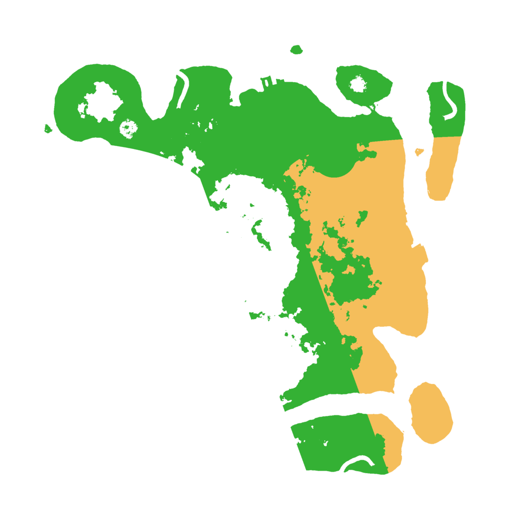 Biome Rust Map: Procedural Map, Size: 3000, Seed: 25367