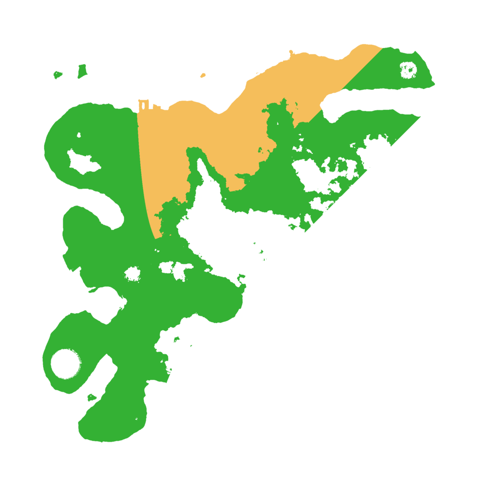 Biome Rust Map: Procedural Map, Size: 3000, Seed: 13671