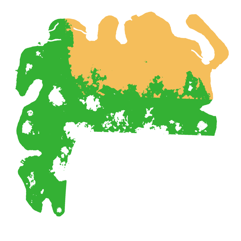 Biome Rust Map: Procedural Map, Size: 4300, Seed: 36225