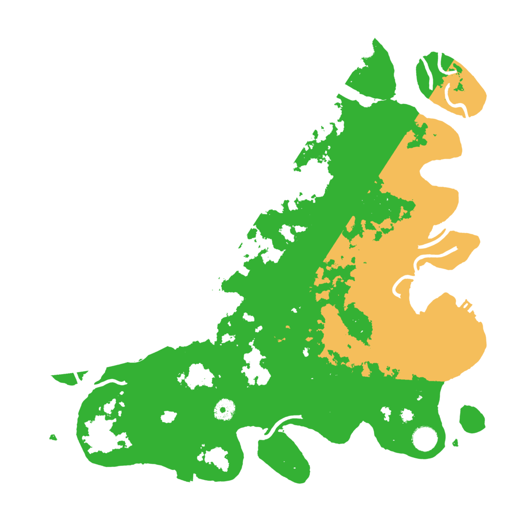 Biome Rust Map: Procedural Map, Size: 3700, Seed: 688016965