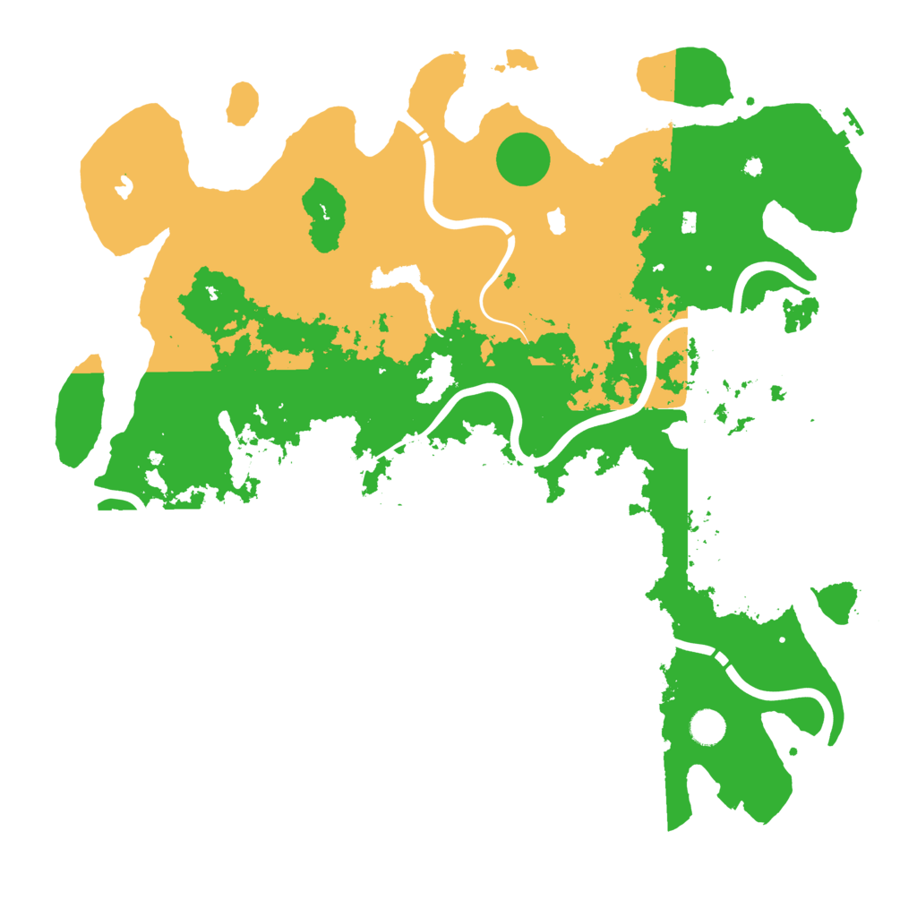 Biome Rust Map: Procedural Map, Size: 4500, Seed: 998129139