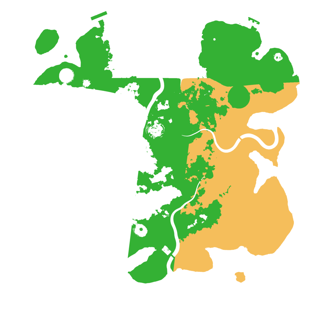Biome Rust Map: Procedural Map, Size: 3750, Seed: 2039261597