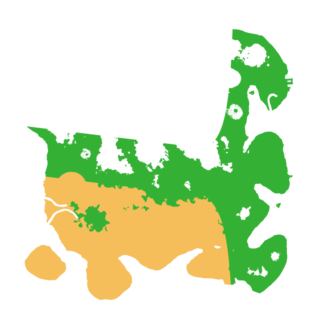 Biome Rust Map: Procedural Map, Size: 3250, Seed: 11670