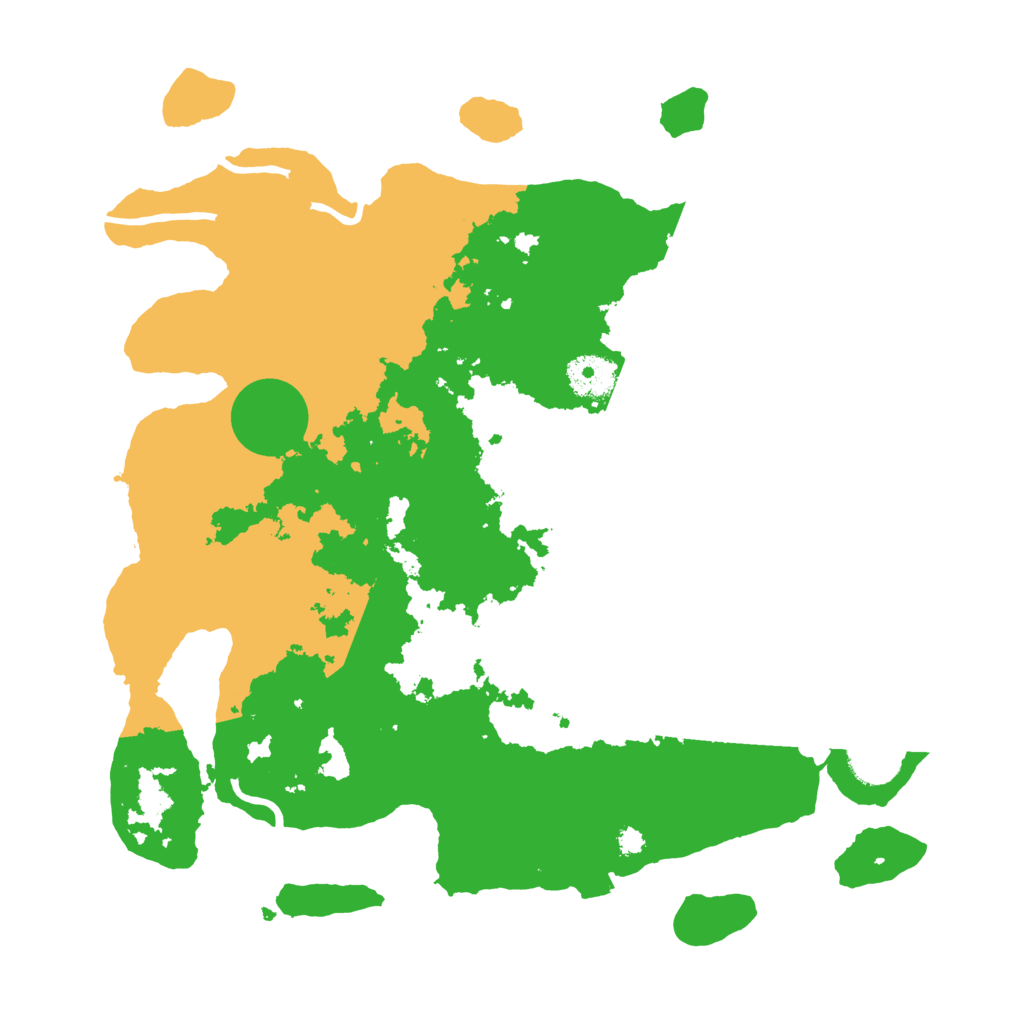Biome Rust Map: Procedural Map, Size: 3500, Seed: 227621294