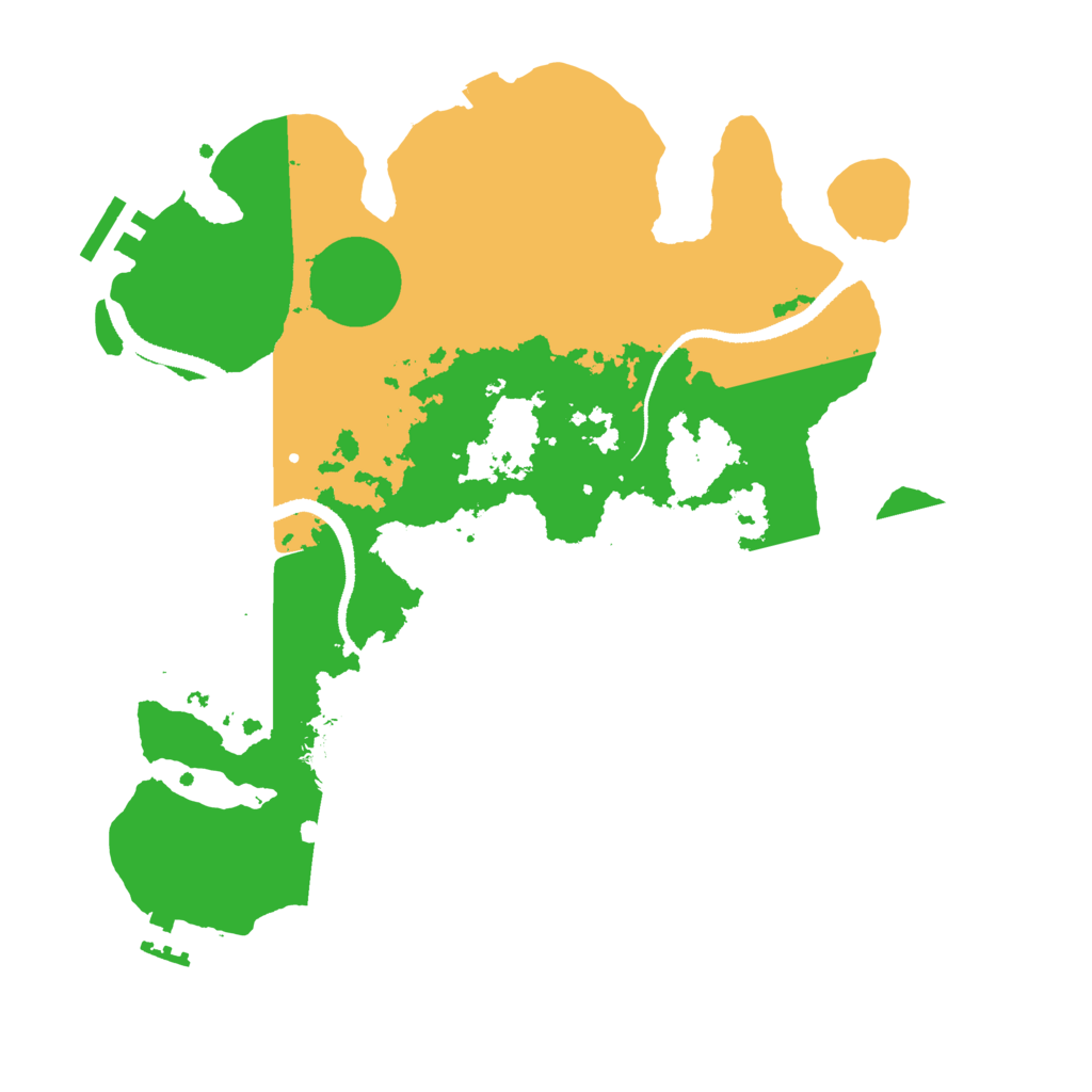 Biome Rust Map: Procedural Map, Size: 3200, Seed: 1719145549