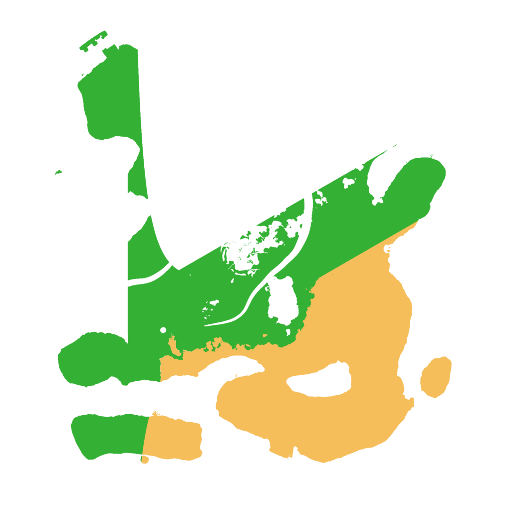 Biome Rust Map: Procedural Map, Size: 2500, Seed: 1459795801