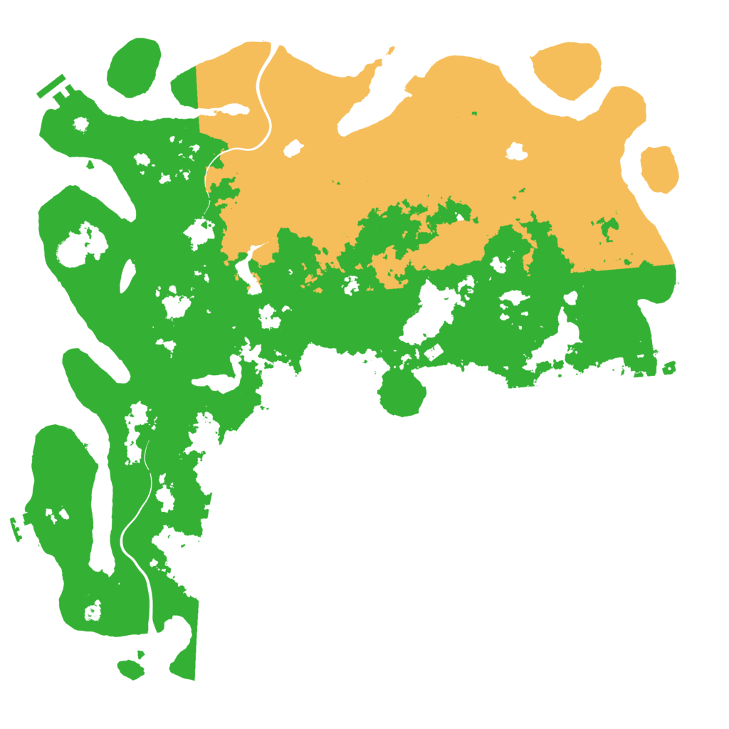 Biome Rust Map: Procedural Map, Size: 4500, Seed: 1745098409