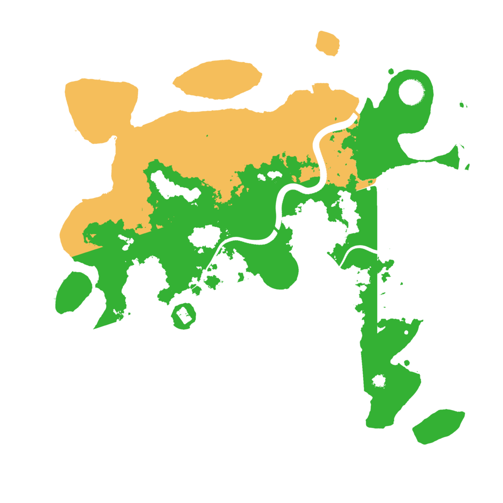 Biome Rust Map: Procedural Map, Size: 3500, Seed: 1638353075