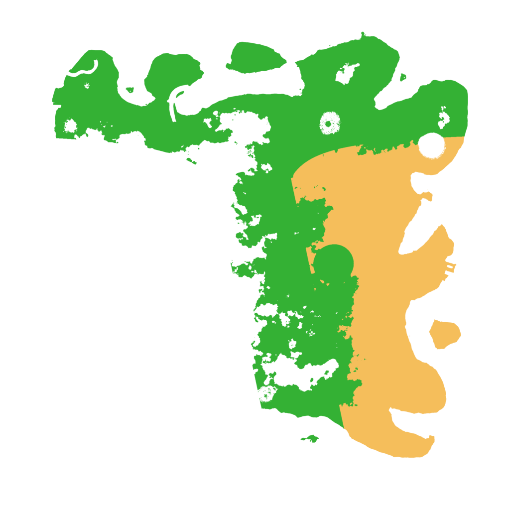 Biome Rust Map: Procedural Map, Size: 3500, Seed: 2100008342