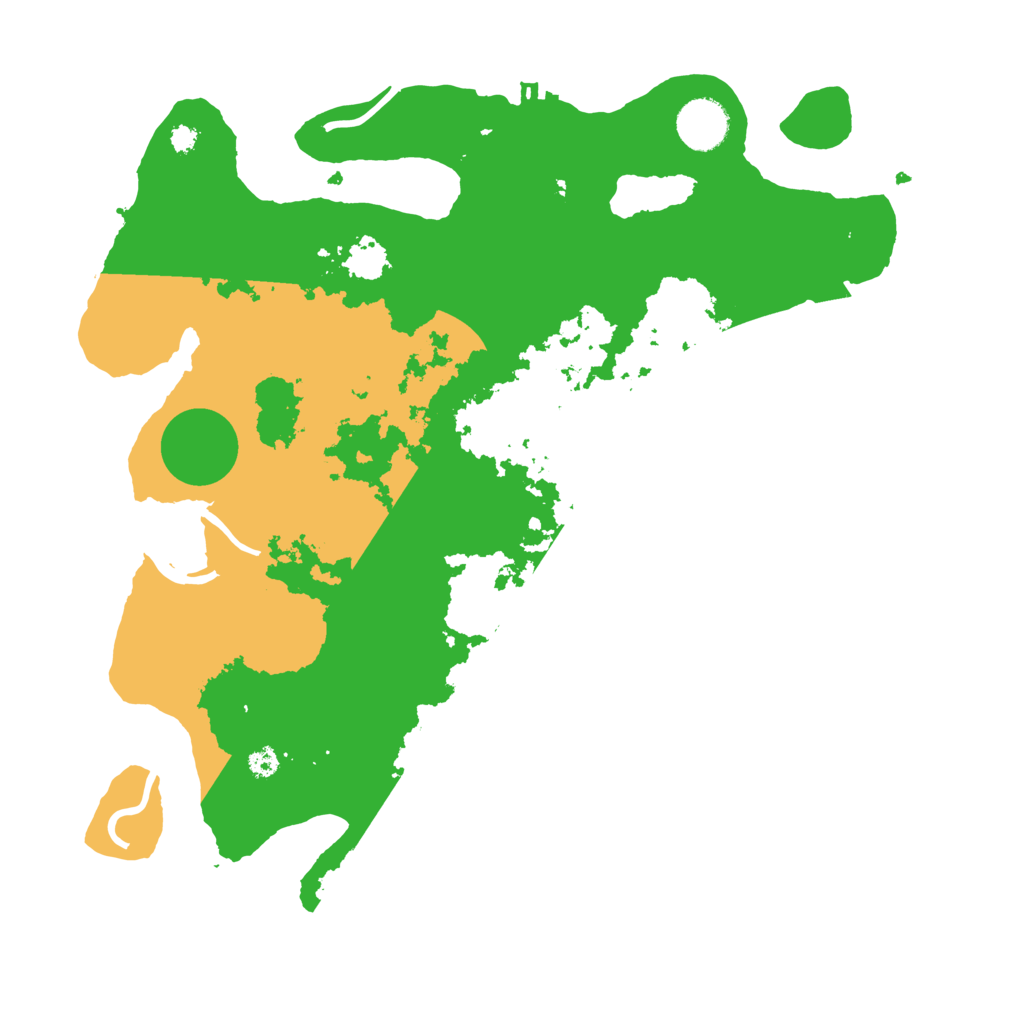 Biome Rust Map: Procedural Map, Size: 3500, Seed: 12650523