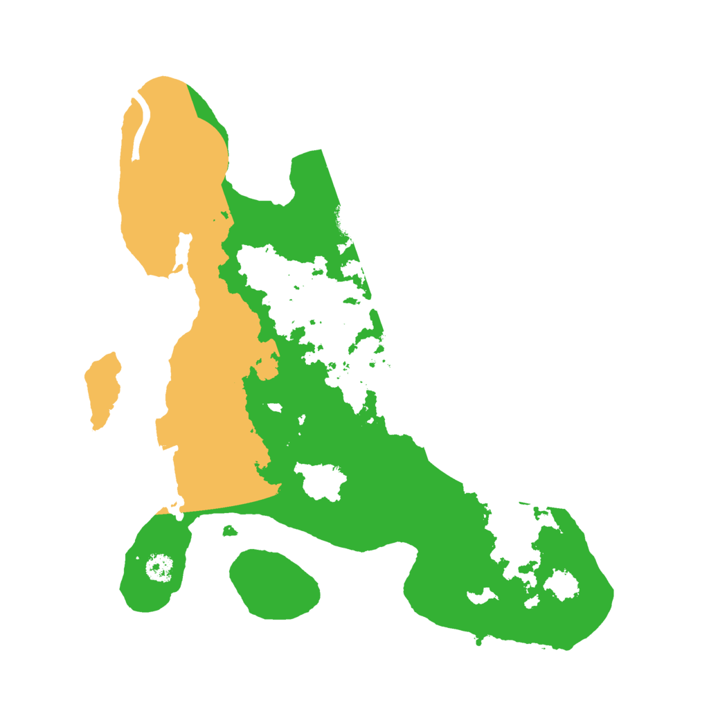 Biome Rust Map: Procedural Map, Size: 2600, Seed: 119465927