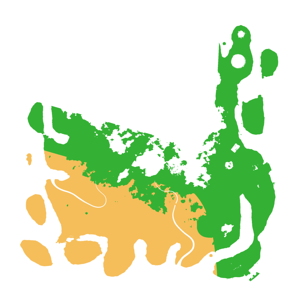 Biome Rust Map: Procedural Map, Size: 3750, Seed: 831156187