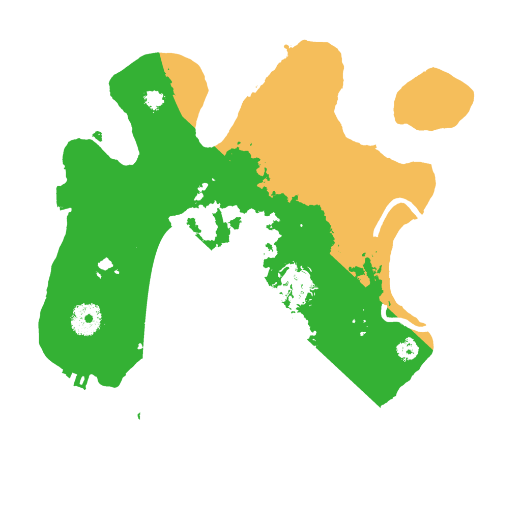 Biome Rust Map: Procedural Map, Size: 2500, Seed: 692493305