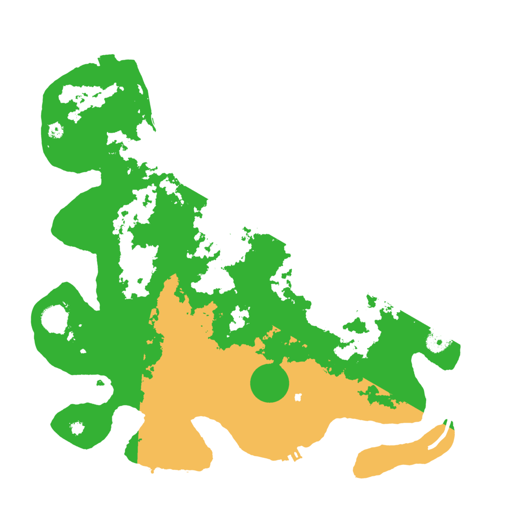 Biome Rust Map: Procedural Map, Size: 3500, Seed: 928674244