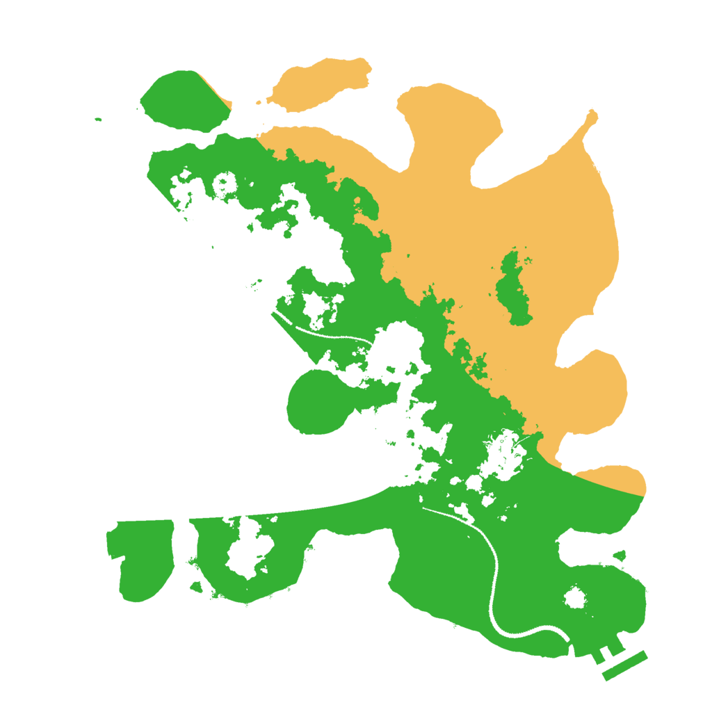 Biome Rust Map: Procedural Map, Size: 3000, Seed: 369213013