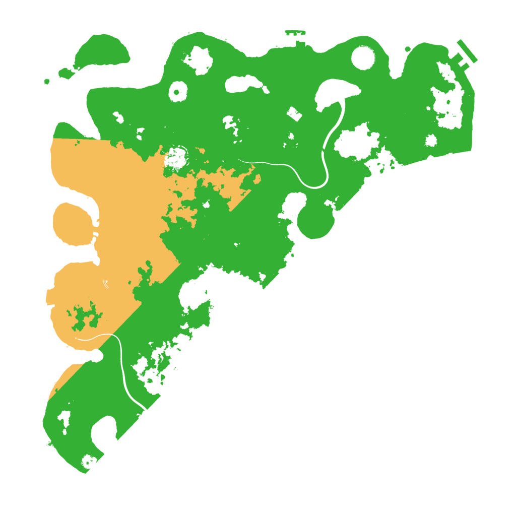 Biome Rust Map: Procedural Map, Size: 3850, Seed: 845449774
