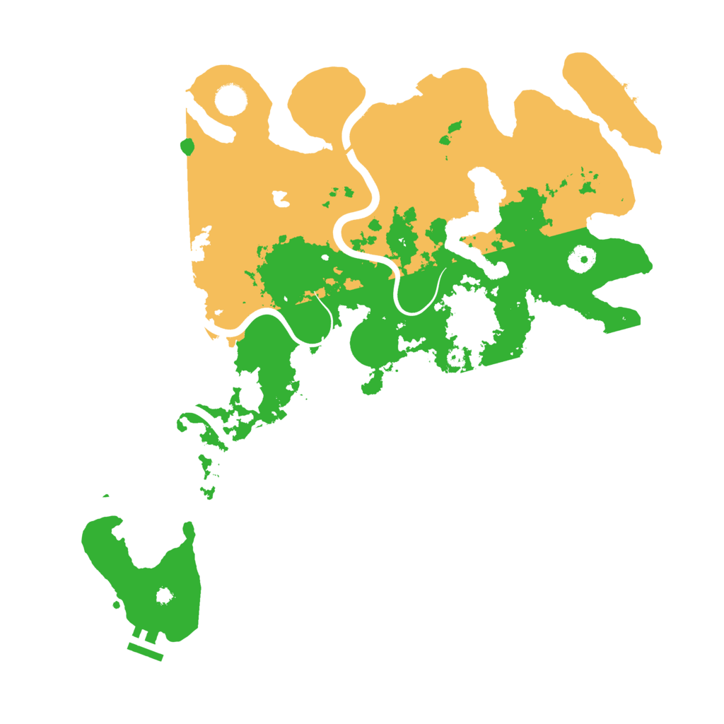 Biome Rust Map: Procedural Map, Size: 4000, Seed: 617672355