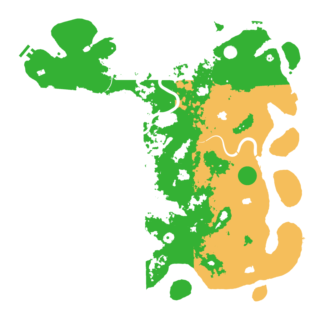 Biome Rust Map: Procedural Map, Size: 4500, Seed: 63899781