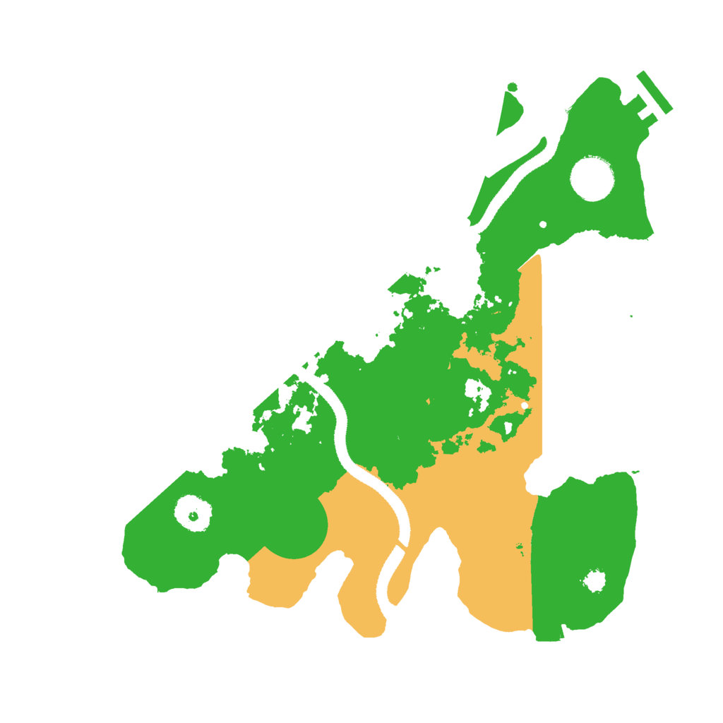 Biome Rust Map: Procedural Map, Size: 3000, Seed: 1409594550