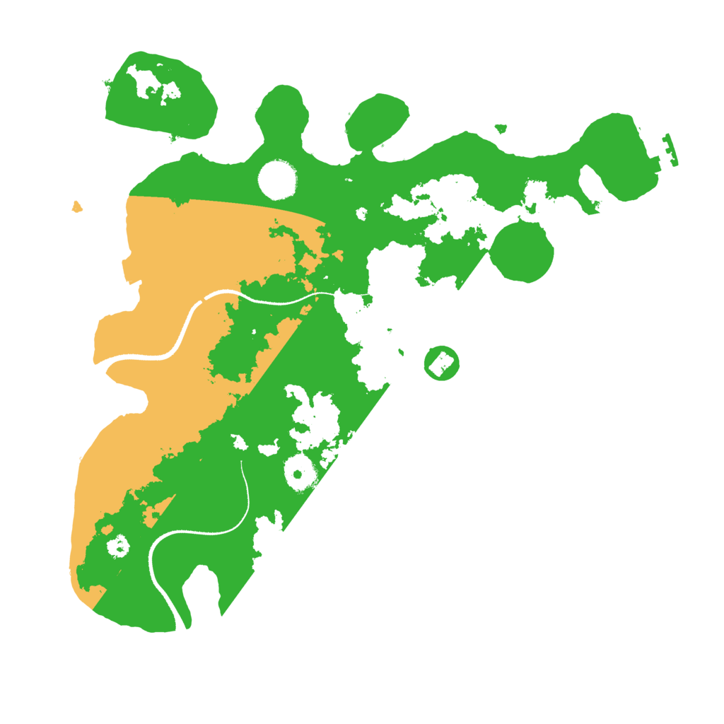 Biome Rust Map: Procedural Map, Size: 3300, Seed: 2080066646