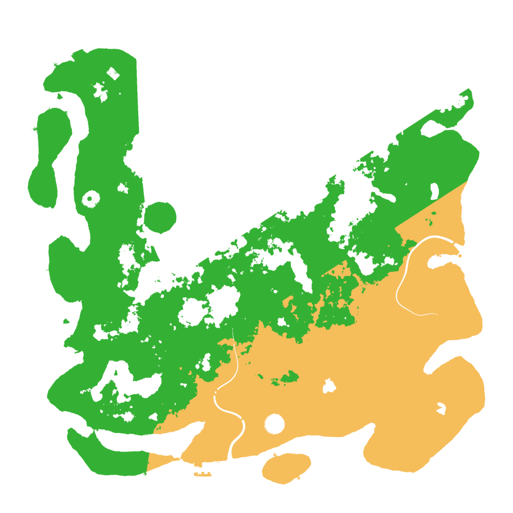Biome Rust Map: Procedural Map, Size: 4500, Seed: 4374784