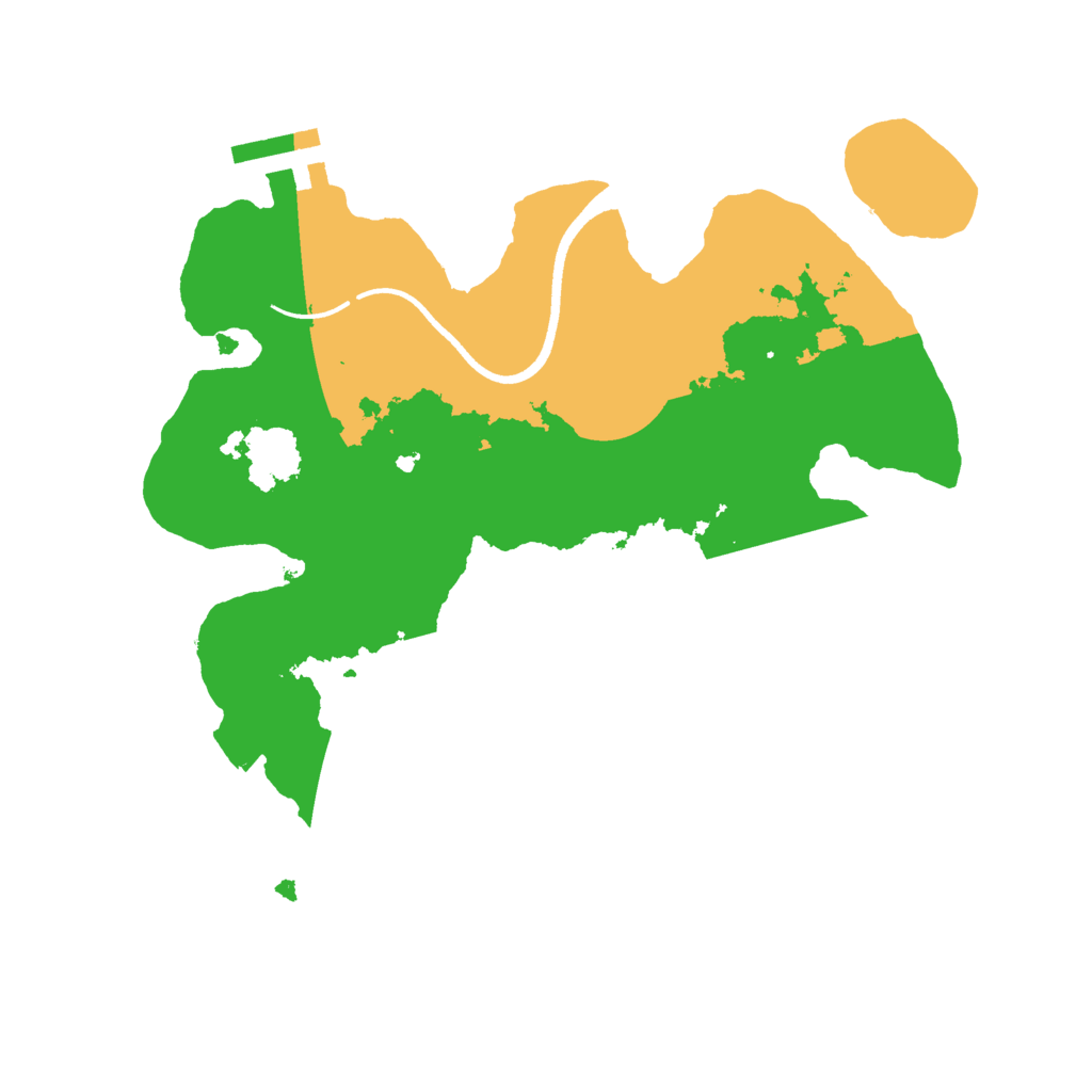 Biome Rust Map: Procedural Map, Size: 2500, Seed: 617672355