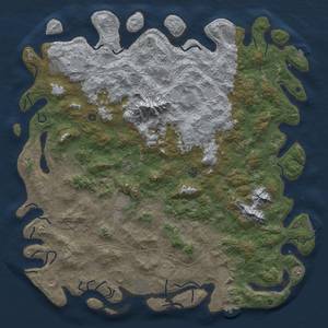 Thumbnail Rust Map: Procedural Map, Size: 6000, Seed: 5005840, 19 Monuments