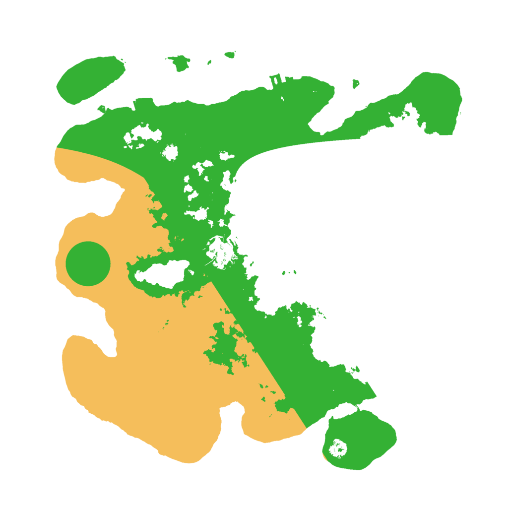 Biome Rust Map: Procedural Map, Size: 3000, Seed: 393483601