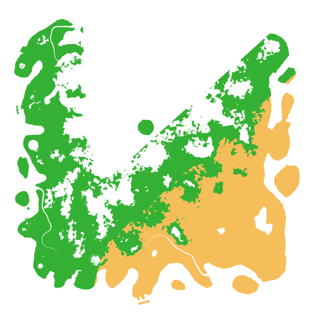 Biome Rust Map: Procedural Map, Size: 5500, Seed: 1739453052