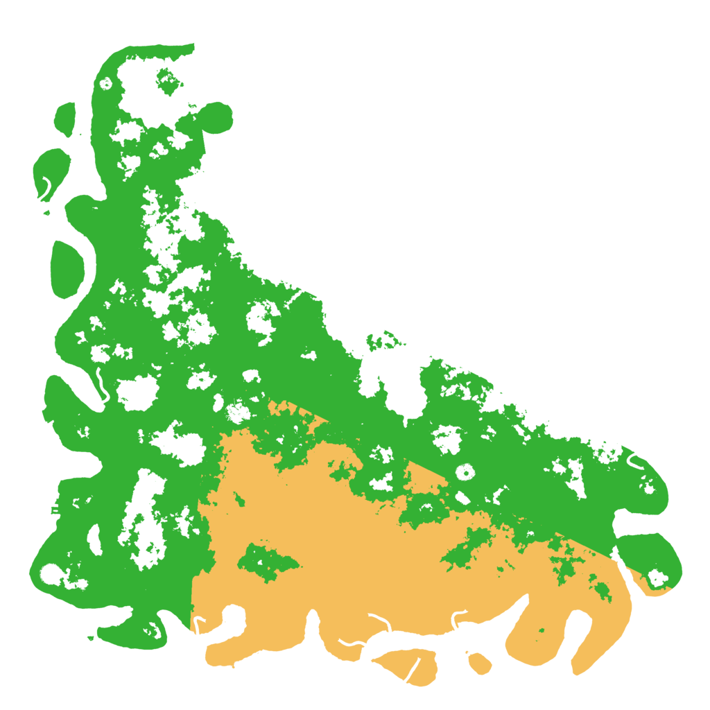 Biome Rust Map: Procedural Map, Size: 6000, Seed: 803531132