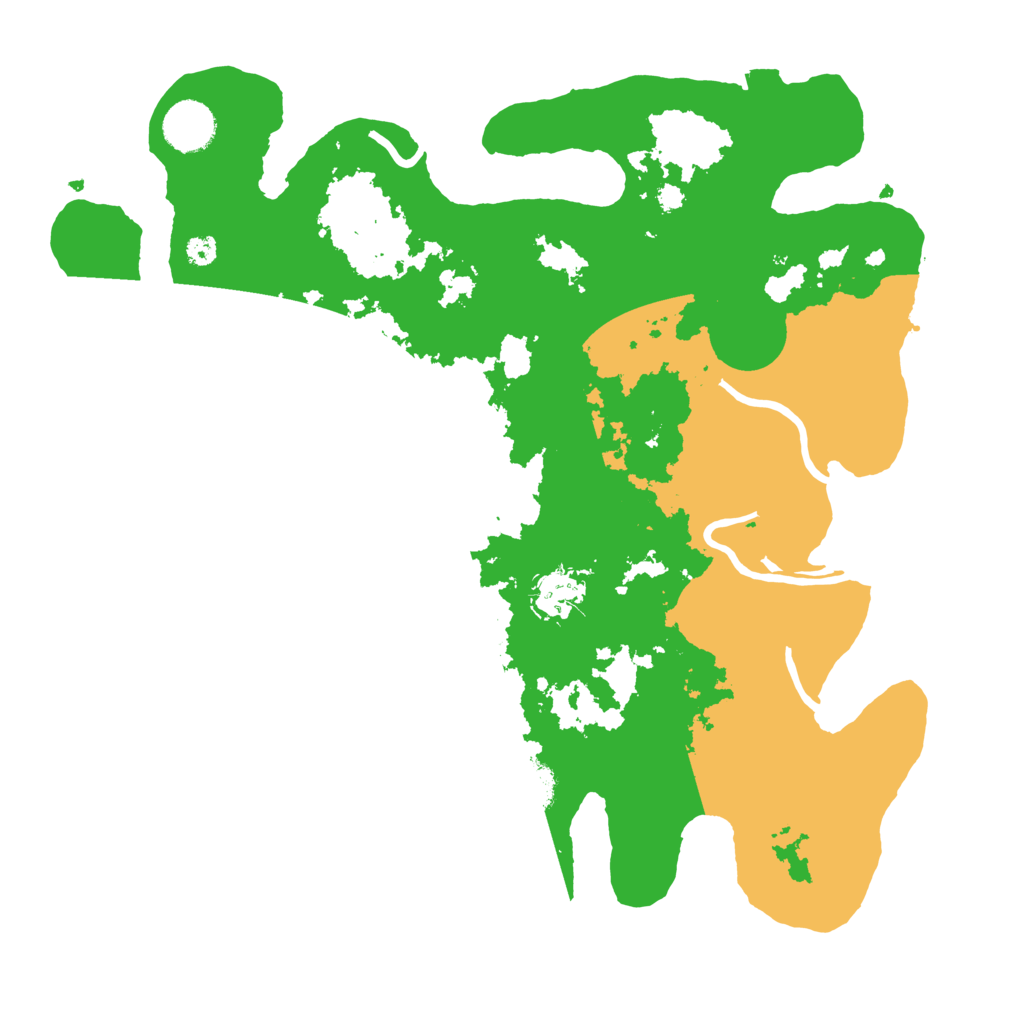 Biome Rust Map: Procedural Map, Size: 3500, Seed: 1589895314