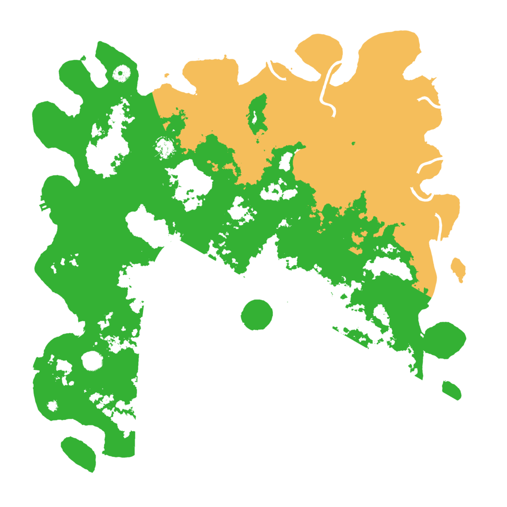 Biome Rust Map: Procedural Map, Size: 4500, Seed: 1872287365