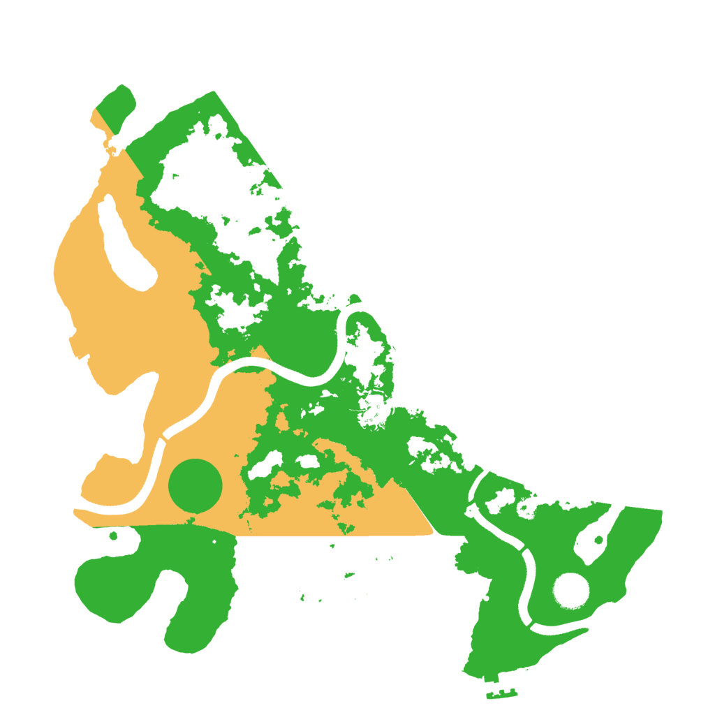 Biome Rust Map: Procedural Map, Size: 3500, Seed: 273992740