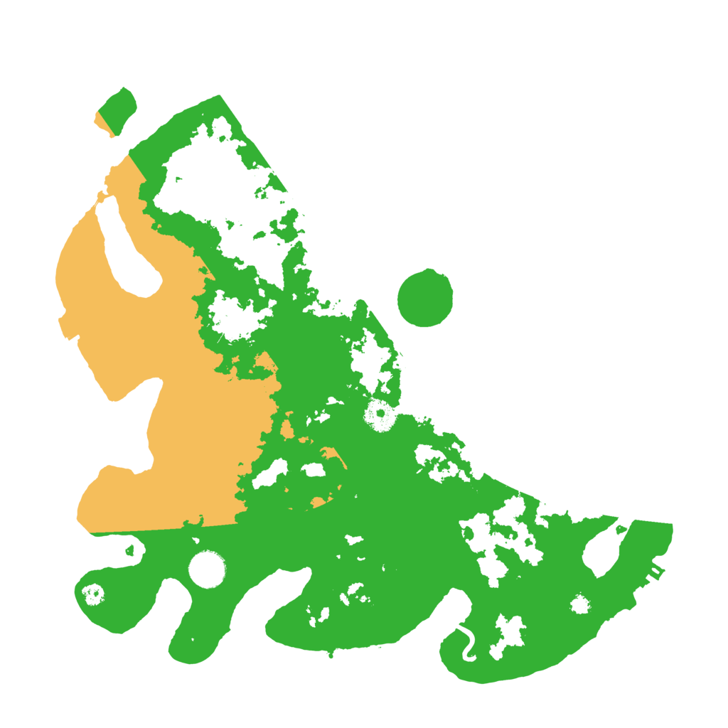 Biome Rust Map: Procedural Map, Size: 3500, Seed: 273992740