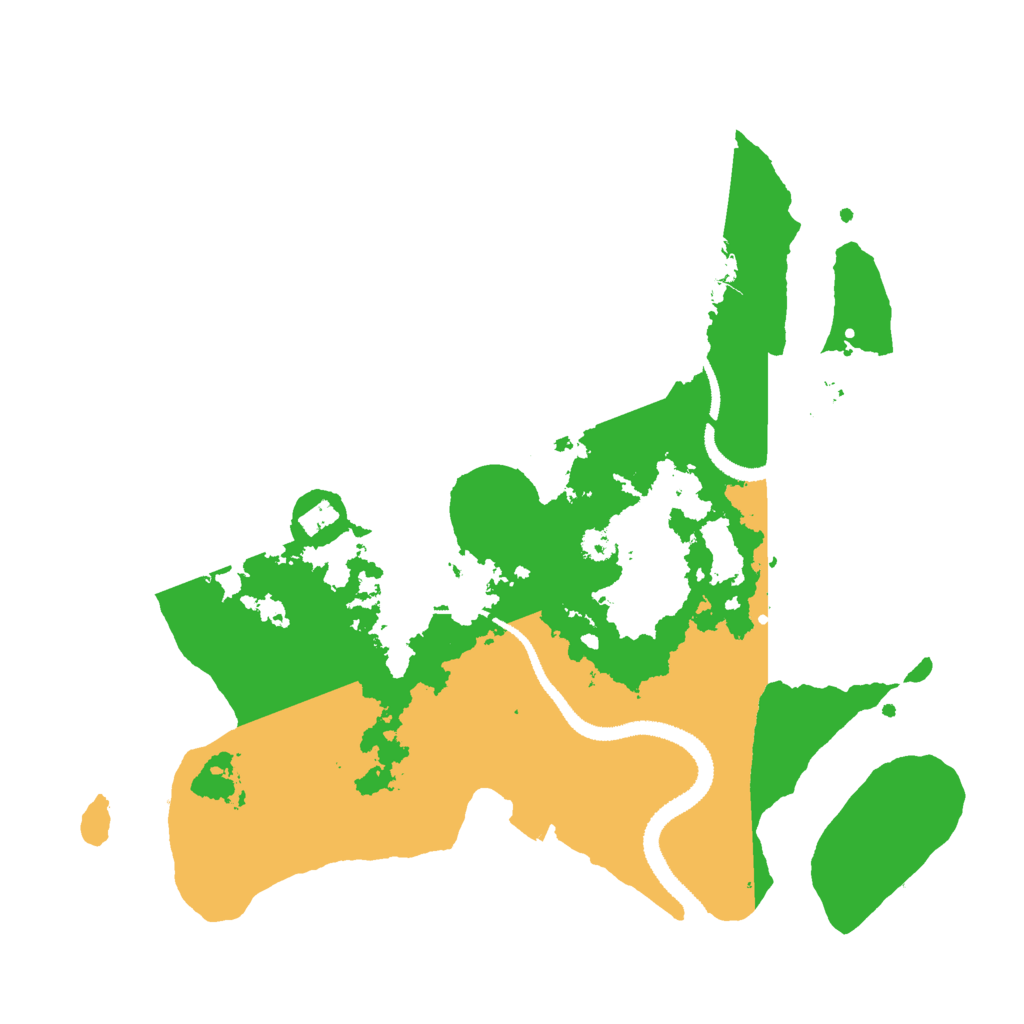 Biome Rust Map: Procedural Map, Size: 3000, Seed: 8478