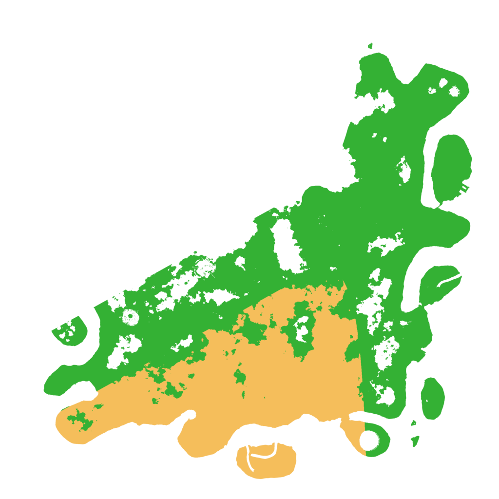 Biome Rust Map: Procedural Map, Size: 4500, Seed: 870981420